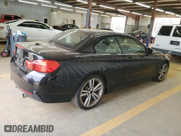 2015 BMW 4 Series 435i with VIN WBA3T3C57FP939737, listed as a Copart auction lot 48947235 with 143,511 mi miles and Clean Title. Bid and sale history available at carsss.com. Image 3.