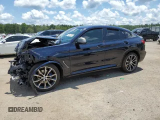 2019 BMW X4 M40i with VIN 5UXUJ5C58KLJ64129, listed as a Copart auction lot 62015753 with 0 mi miles. Bid and sale history available at carsss.com. Image 1.