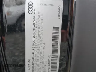 2018 Audi S5 Prestige z VIN WAUR4AF54JA036352, wystawiony jako Copart lot #50414155 z przebiegiem 40 613 mil mil oraz Szkoda całkowita • Salvage title. Historia ofert i sprzedaży dostępna na DreamBid. Obrazek 12.