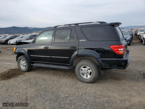 2002 Toyota Sequoia Limited with VIN 5TDBT48A12S088013, listed as a Copart auction lot 76388794 with 0 mi miles and Clean Title. Bid and sale history available at carsss.com. Image 2.