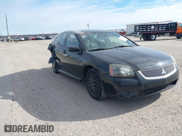 2010 Mitsubishi Galant ES with VIN 4A32B3FF3AE013455, listed as a IAAI auction lot 41161729 with 152,503 mi miles. Bid and sale history available at carsss.com. Image 1.
