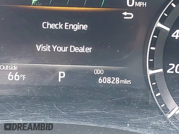 2021 Toyota Highlander XLE with VIN 5TDGZRBH3MS077976, listed as a IAAI auction lot 42265085 with 60,828 mi miles and . Bid and sale history available at DreamBid. Image 15.