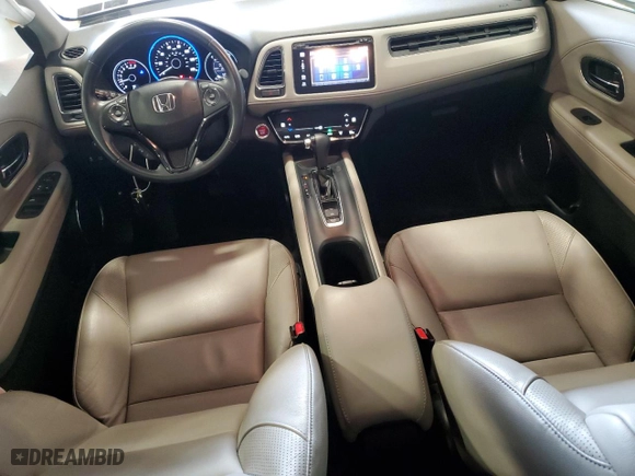 2018 Honda HR-V EX-L Navi with VIN 3CZRU6H73JM722328, listed as a Copart auction lot 48149085 with 55,233 mi miles and Salvage Title. Bid and sale history available at carsss.com. Image 8.