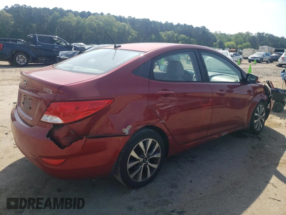 2017 Hyundai Accent SE with VIN KMHCT4AE0HU358480, listed as a Copart auction lot 49558293 with 96,561 mi miles. Bid and sale history available at carsss.com. Image 3.