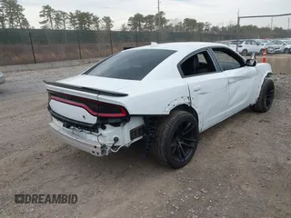 2021 Dodge Charger Scat Pack Widebody with VIN 2C3CDXGJ8MH584470, listed as a IAAI auction lot 41887401 with 18,989 mi miles. Bid and sale history available at carsss.com. Image 4.