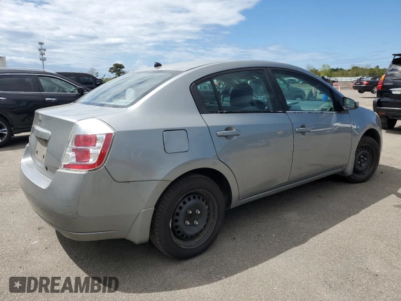2008 Nissan Sentra S with VIN 3N1AB61E38L712077, listed as a Copart auction lot 55896675 with 60,594 mi miles and Clean title. Bid and sale history available at DreamBid. Image 3.