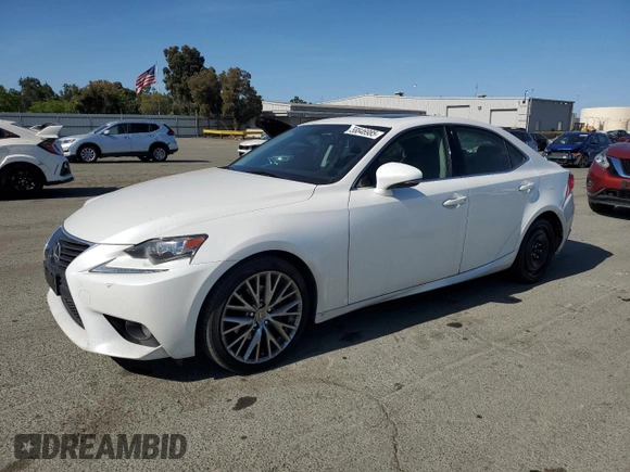 2014 Lexus IS 250 z VIN JTHBF1D2XE5003747, wystawiony jako Copart lot #58846985 z przebiegiem 135 494 mil mil oraz Szkoda całkowita • Salvage title. Historia ofert i sprzedaży dostępna na DreamBid. Obrazek 1.