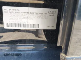 2006 Audi A4 2.0T z VIN WAUDF78EX6A207651, wystawiony jako IAAI lot #42399234 z przebiegiem 93 304 mil mil oraz . Historia ofert i sprzedaży dostępna na DreamBid. Obrazek 9.