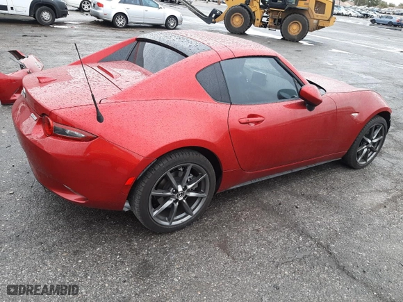 2017 Mazda MX-5 Miata RF Grand Touring with VIN JM1NDAM72H0104797, listed as a Copart auction lot 43867174 with 48,630 mi miles. Bid and sale history available at carsss.com. Image 3.
