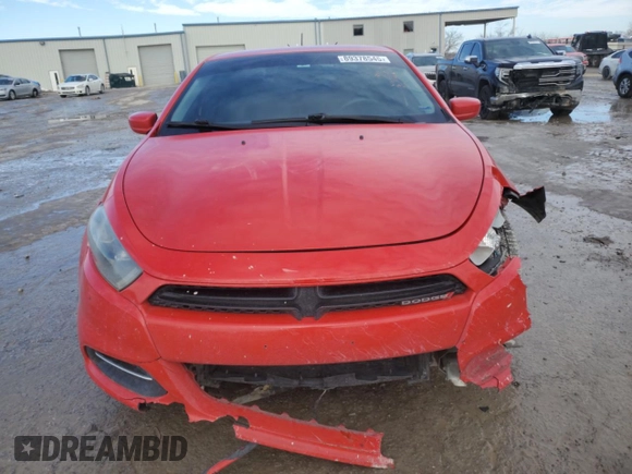2016 Dodge Dart SXT with VIN 1C3CDFBA0GD609770, listed as a Copart auction lot 89378545 with 206,272 mi miles and Salvage Title. Bid and sale history available at carsss.com. Image 5.