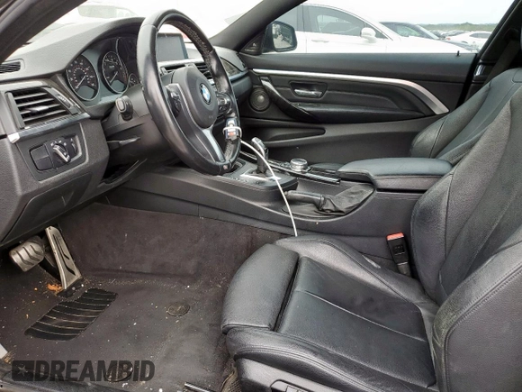 2015 BMW 4 Series 435i with VIN WBA3R1C59FK193405, listed as a Copart auction lot 52563835 with 86,820 mi miles and Salvage title. Bid and sale history available at DreamBid. Image 7.