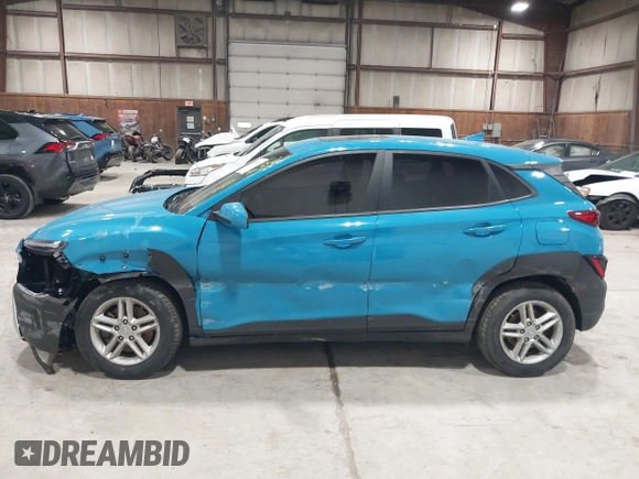 2022 Hyundai Kona SE with VIN KM8K2CAB4NU878255, listed as a IAAI auction lot 41630995 with 36,856 mi miles. Bid and sale history available at carsss.com. Image 14.