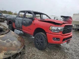 2022 Ram 2500 Big Horn with VIN 3C6UR5DL4NG170848, listed as a Copart auction lot 78274204 with 0 mi miles and Non Repairable. Bid and sale history available at carsss.com. Image 4.
