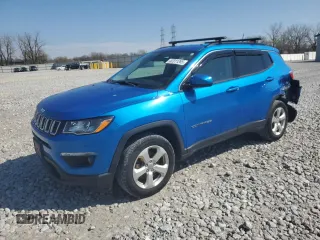 2017 Jeep Compass Latitude with VIN 3C4NJDBB6HT688786, listed as a Copart auction lot 52311265 with 89,282 mi miles and Salvage Title. Bid and sale history available at carsss.com. Image 1.
