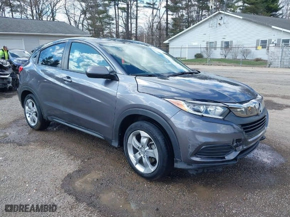 2019 Honda HR-V LX with VIN 3CZRU6H30KG718301, listed as a IAAI auction lot 41882469 with 75,686 mi miles. Bid and sale history available at carsss.com. Image 1.