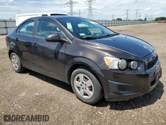 2014 Chevrolet Sonic LS with VIN 1G1JA5SH1E4241785, listed as a Copart auction lot 61914455 with 95,014 mi miles and Clean title. Bid and sale history available at DreamBid. Image 4.