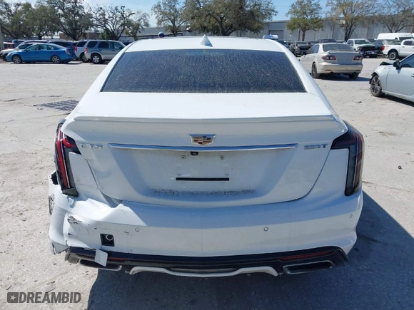 2021 Cadillac CT5 Sport with VIN 1G6DP5RK1M0108764, listed as a IAAI auction lot 41609228 with 46,077 mi miles. Bid and sale history available at carsss.com. Image 16.