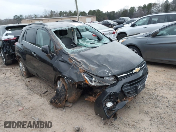 2018 Chevrolet Trax Premier with VIN 3GNCJRSB0JL363228, listed as a IAAI auction lot 41137129 with 66,275 mi miles. Bid and sale history available at carsss.com. Image 1.