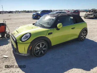 2023 MINI Convertible Cooper S with VIN WMW43DL08P3P98331, listed as a Copart auction lot 83066204 with 0 mi miles and Clean Title. Bid and sale history available at carsss.com. Image 1.