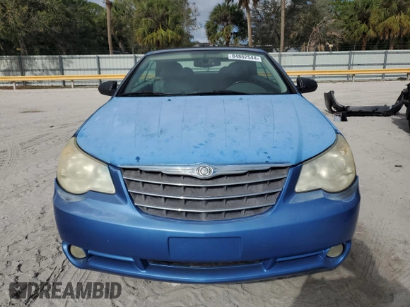 2008 Chrysler Sebring Limited with VIN 1C3LC65M88N231878, listed as a Copart auction lot 84882544 with 111,318 mi miles and Clean Title. Bid and sale history available at carsss.com. Image 5.