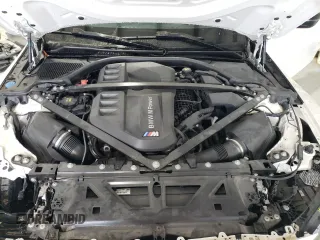 2021 BMW M4 Competition with VIN WBS33AZ09MCG53536, listed as a Copart auction lot 80119524 with 23,494 mi miles and Salvage Title. Bid and sale history available at carsss.com. Image 11.