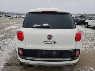 2014 FIAT 500L Trekking with VIN ZFBCFADH7EZ016087, listed as a Copart auction lot 36799254 with 133,852 mi miles and Salvage Title. Bid and sale history available at carsss.com. Image 6.