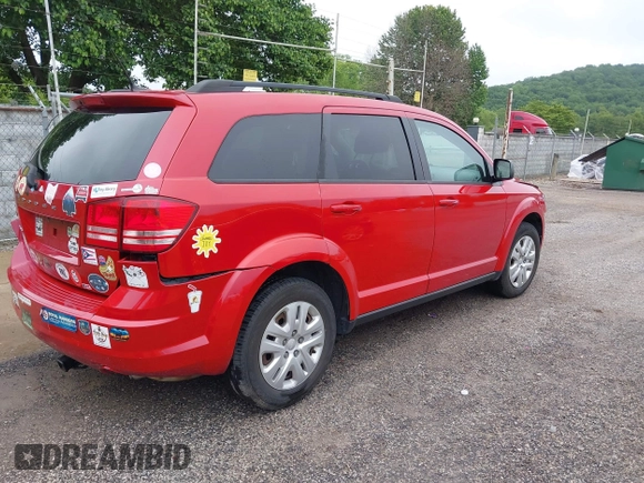 2017 Dodge Journey SE z VIN 3C4PDCAB5HT507673, wystawiony jako IAAI lot #42348007 z przebiegiem 115 918 mil mil oraz . Historia ofert i sprzedaży dostępna na DreamBid. Obrazek 4.