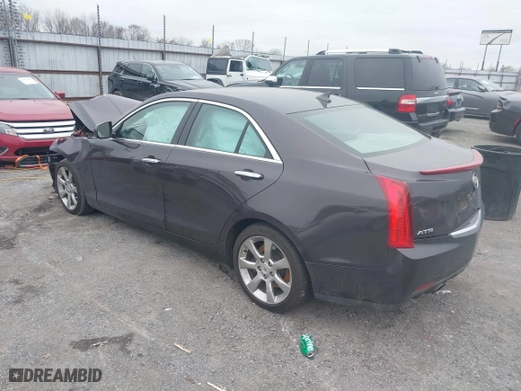 2014 Cadillac ATS Standard RWD with VIN 1G6AA5RX5E0179774, listed as a IAAI auction lot 41481032 with 85,189 mi miles. Bid and sale history available at carsss.com. Image 3.