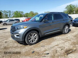 2024 Ford Explorer XLT with VIN 1FMSK7DH1RGA88701, listed as a Copart auction lot 51088365 with 10,282 mi miles and Salvage Title. Bid and sale history available at DreamBid. Image 1.