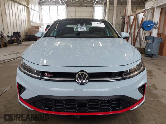 2025 Volkswagen Jetta GLI Autobahn with VIN 3VW2T7BUXSM033304, listed as a IAAI auction lot 41540900 with 795 mi miles and . Bid and sale history available at DreamBid. Image 12.