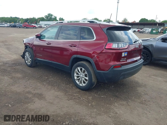 2019 Jeep Cherokee Latitude with VIN 1C4PJMCB5KD386572, listed as a IAAI auction lot 42364321 with 133,854 mi miles and . Bid and sale history available at DreamBid. Image 3.