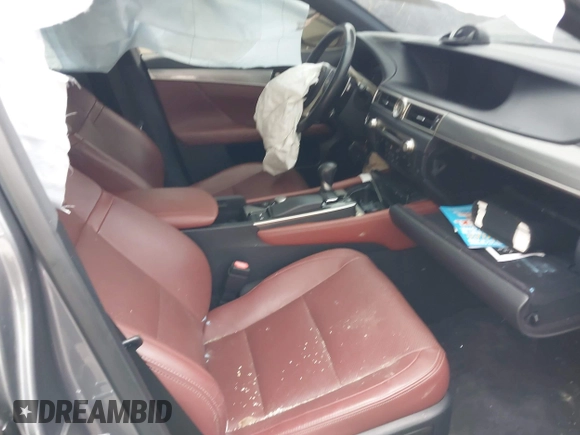 2014 Lexus GS 350 with VIN JTHBE1BL8E5038849, listed as a IAAI auction lot 35214694 with 102,788 mi miles. Bid and sale history available at carsss.com. Image 5.