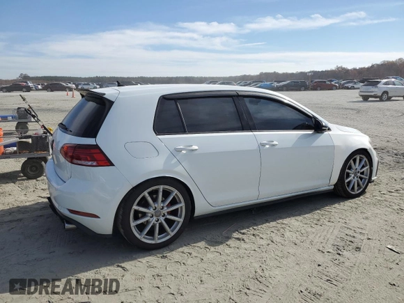 2018 Volkswagen Golf GTI S with VIN 3VW547AU1JM278843, listed as a Copart auction lot 76275283 with 53,015 mi miles. Bid and sale history available at carsss.com. Image 3.