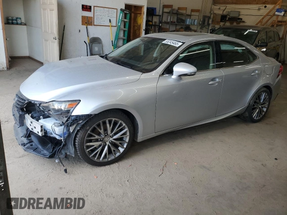2014 Lexus IS 250 with VIN JTHCF1D23E5004937, listed as a Copart auction lot 55245465 with 120,894 mi miles and Salvage title. Bid and sale history available at DreamBid. Image 1.