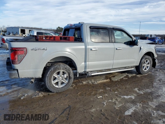 2024 Ford F-150 XLT with VIN 1FTFW3L80RKF63210, listed as a Copart auction lot 46525355 with 9,118 mi miles and Salvage Title. Bid and sale history available at DreamBid. Image 3.