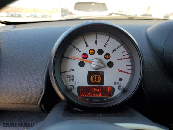 2013 MINI Cooper Countryman with VIN WMWZB3C55DWM07757, listed as a Copart auction lot 44815875 with 63,318 mi miles and Salvage Title. Bid and sale history available at carsss.com. Image 9.