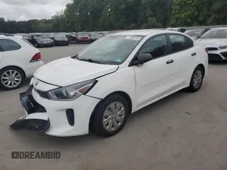 2018 Kia Rio LX with VIN 3KPA24ABXJE071527, listed as a Copart auction lot 71826744 with 47,584 mi miles and Salvage Title. Bid and sale history available at DreamBid. Image 1.
