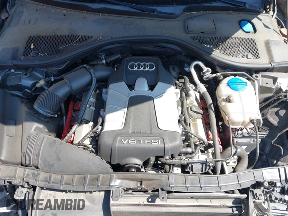 2014 Audi A6 3.0T Prestige with VIN WAUHGAFC9EN028196, listed as a IAAI auction lot 41993806 with 100,215 mi miles. Bid and sale history available at carsss.com. Image 10.