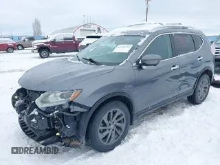 2016 Nissan Rogue SL with VIN 5N1AT2MV7GC805222, listed as a IAAI auction lot 41598322 with 145,568 mi miles and . Bid and sale history available at DreamBid. Image 18.