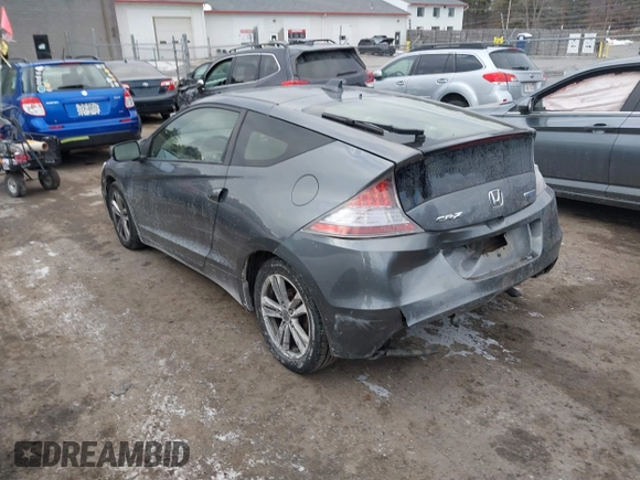 2013 Honda CR-Z with VIN JHMZF1D40DS001277, listed as a IAAI auction lot 41352871 with 81,423 mi miles. Bid and sale history available at carsss.com. Image 3.