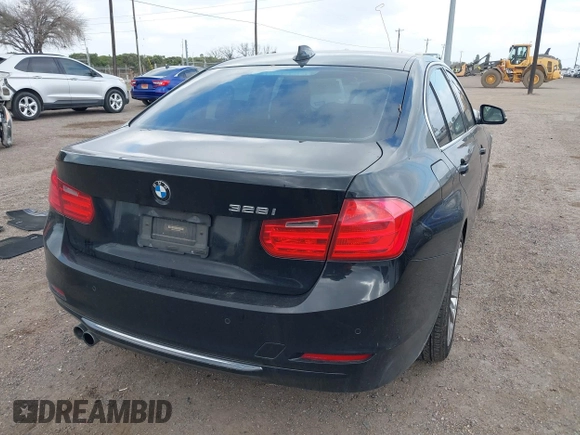 2013 BMW 3 Series 328i with VIN WBA3A5C58DF352998, listed as a IAAI auction lot 41516042 with 205,977 mi miles. Bid and sale history available at carsss.com. Image 4.