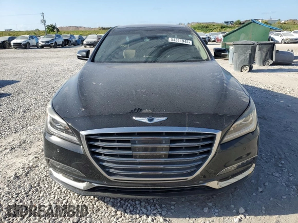 2018 Genesis G80 3.8L z VIN KMHGN4JE1JU226622, wystawiony jako Copart lot #54311945 z przebiegiem 52 742 mil mil oraz Szkody całkowita. Historia ofert i sprzedaży dostępna na DreamBid. Obrazek 5.
