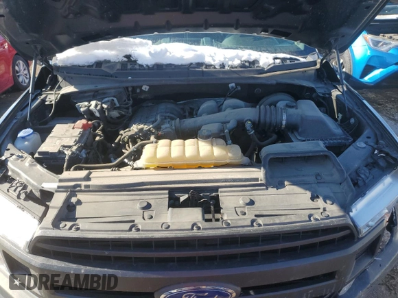 2019 Ford F-150 XL with VIN 1FTMF1CB2KKD36405, listed as a Copart auction lot 45341205 with 71,596 mi miles and Salvage title. Bid and sale history available at DreamBid. Image 11.