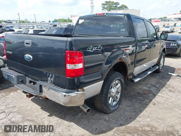 2008 Ford F-150 XLT with VIN 1FTPW14558FA13909, listed as a IAAI auction lot 42147526 with 127,052 mi miles and . Bid and sale history available at DreamBid. Image 4.