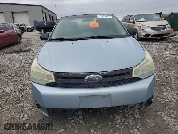 2008 Ford Focus SE with VIN 1FAHP35N48W194406, listed as a Copart auction lot 51733425 with Not Provided miles and Salvage Title. Bid and sale history available at DreamBid. Image 5.