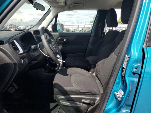 2020 Jeep Renegade Sport with VIN ZACNJAAB7LPL79566, listed as a Copart auction lot 57182895 with 34,599 mi miles and Salvage title. Bid and sale history available at DreamBid. Image 7.