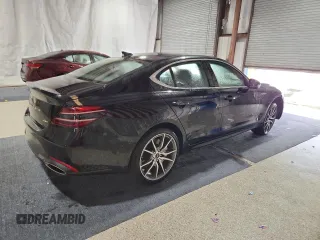 2025 Genesis G70 2.5T with VIN KMTG34SC0SU151938, listed as a Copart auction lot 64726775 with 15,493 mi miles and Clean title. Bid and sale history available at DreamBid. Image 3.