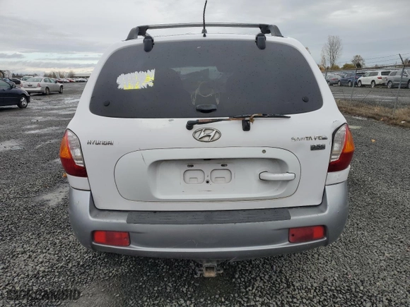 2006 Hyundai Santa Fe GLS with VIN KM8SC13E16U107469, listed as a Copart auction lot 81413354 with 151,763 mi miles and Salvage Title. Bid and sale history available at carsss.com. Image 6.
