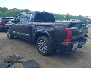 2024 Toyota Tundra 1794 Edition with VIN 5TFMA5DB5RX145336, listed as a IAAI auction lot 42203766 with 16,781 mi miles and . Bid and sale history available at DreamBid. Image 3.