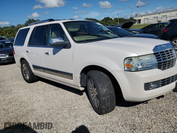 2009 Lincoln Navigator with VIN 5LMFU28599EJ01749, listed as a Copart auction lot 74461154 with Not provided miles and Salvage title. Bid and sale history available at DreamBid. Image 4.